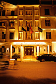 VIETNAM, Hanoi, Sofitel Metropole Hotel, a view of the hotel entrance from across the street