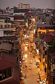 VIETNAM, Hanoi, an elevated view of the old quarter
