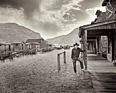 USA, Wyoming, Bob Edgar the founder of Old Trail Town, Cody