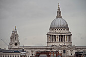 Blick auf St. Paul's Kathedrale vom Tate Modern, London, England, Vereinigtes Königreich, Europa
