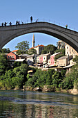 At the old bridge, Mostar, Bosnia and Herzegovina