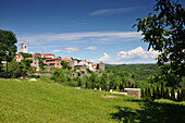 Landschaft bei Oprtalj, Zentral-Istrien, Kroatien