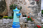 Brunnen in Brsec, Kvarner Bucht, Istrien, Kroatien