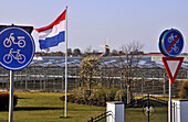 Gewächshäuser bei Maasdijk bei Rotterdam, Niederlande