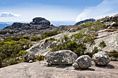 Felsformationen im Andringitra Gebirge, Andringitra Nationalpark, Süd-Madagaskar, Afrika