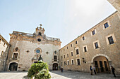 Lluc monastery, Santuari de Santa Maria de Lluc, Serra de Tramuntana, Majorca, Spain
