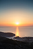 Sonnenuntergang, Port de Soller, Mallorca, Spanien