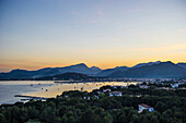 Blick auf Port de Pollenca, Mallorca, Spanien