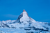 Matterhorn, Gornergrat, Zermatt, Kanton Wallis, Schweiz