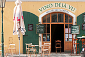 Weinbar und Restaurant in der Altstadt von Prag, Prag, Tschechien, Europa