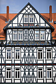 Facade of a timber framed house, Goslar, Lower Saxony, Germany