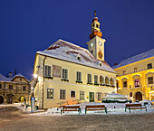 Kirche und Standesamt, Mödling, Niederösterreich, Österreich