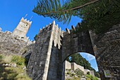 Monterreal castle, Baiona, Pontevedra, Galicia, Spain.