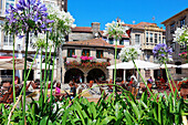 Plaza da Ferraría, Herrería Square, Pontevedra, Galicia, Spain.