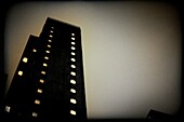 vista nocturna de edificios de Hong Kong, Asia, China, night view of buildings in Hong Kong, Asia, China