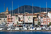 France, Corsica, Haute-Corse Department, Le Nebbio Region, St-Florent, port view