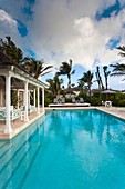 Bahamas, Eleuthera Island, Harbour Island, Pink Sands Beach, poolside, Dunmore Beach Club Resort