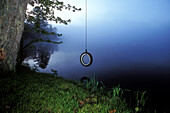 Tire Swing at Lake near Parry Sound, Ontario