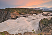 Virginia Falls, one of Canada's largest waterfalls, Nahanni National Park, Northwest Territories