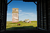 Abandoned grain elevator, Dankin, Saskatchewan