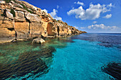 Italy, Sicily,  Aegadian Islands, Favignana Island, lagoon