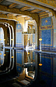 United States of America, California, San Simeon,  Hearst Castle, The Roman Pool - a tiled indoor pool