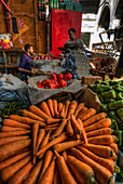 Arab Republic of Egypt, Cairo, Islamic District, Stalls of vegetables