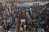 USA, New York City, Panoramic view of New York City from Empire State Building