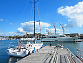 France. Finistère. Brittany. Concarneau. The marina.
