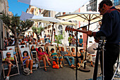 France, Hérault department, Sète, Street concert in summer
