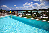 French West Indies, Lesser Antilles, Saint-Barthélemy, Le Sereno Beach Hotel, Outdoor swimming-pool