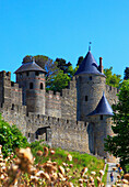 France, Languedoc-Roussillon, Carcassonne, La Cité, fortress