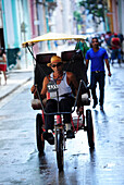 Tricycle in old Havana, Cuba