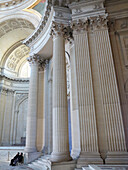 France, Paris, 7th, Hôtel des Invalides, chinese tourists admiring the monument