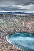 Iceland. West central region. Crater and Kerid Lake