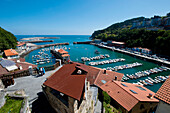 Boats In Mutriku's Port, Mutriku, Basque Country, Spain