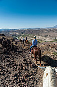 Horseback Riding In Big Bend Ranch State Park, Texas, Usa