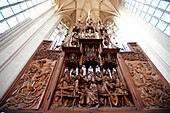 Tilman Riemenschneider altar in St. James Church, Rothenburg ob der Tauber, Middle Franconia, Franconia, Bavaria, Germany