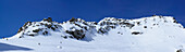 Panorama vom Gipfelaufbau des Piz Sesvenna, Piz Sesvenna, Sesvennagruppe, Engadin, Graubünden, Schweiz