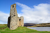 Ardvreck Castle with Loch Assynt, Ardvreck Castle, Highland, Scotland, Great Britain, United Kingdom