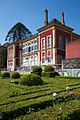 Gardens at Palacio Marques da Fronteira (Palace of the Marquises of Fronteira), Lisbon, Lisboa, Portugal