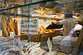 Koschere Backwaren in der Bäckerei Panetteria Volpe im Ghetto Vecchio, Cannaregio, Venedig, Venetien, Italien, Europa