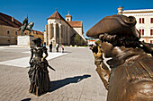 Zentralplatz in der Festung, Alba Iulia, Transylvanien, Rumänien