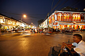 Straßenszene im Altstadtbereich French Quarter, Siem Reap, Kambodscha