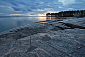 White Nights, Petroglyphs on the eastern shore of Lake Onega, The Republic of Karelia, Russia