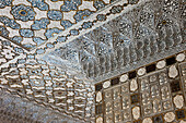 Mirror mosaic ceiling in the Amer Fort, Jaipur, Rajasthan, India