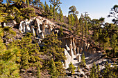 Weisse Mondlandschaft Paisaje Lunar im Teide Nationalpark, Teneriffa, Kanaren, Spanien