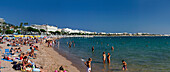 Blick vom Strand, Cannes, Côte d’Azur, Provence, Frankreich