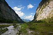 Wimbach valley, near Ramsau, Berchtesgaden region, Berchtesgaden National Park, Upper Bavaria, Germany