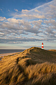 Leuchtturm List Ost, Halbinsel Ellenbogen, Insel Sylt, Nordsee, Nordfriesland, Schleswig-Holstein, Deutschland